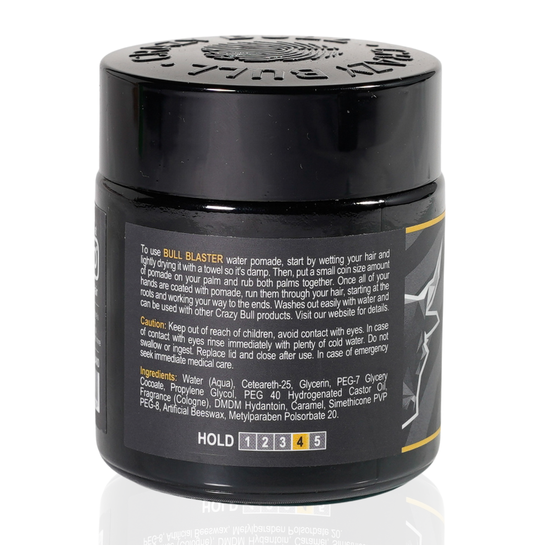 Bull Blaster Strong Hold Water Pomade (6 Pack)