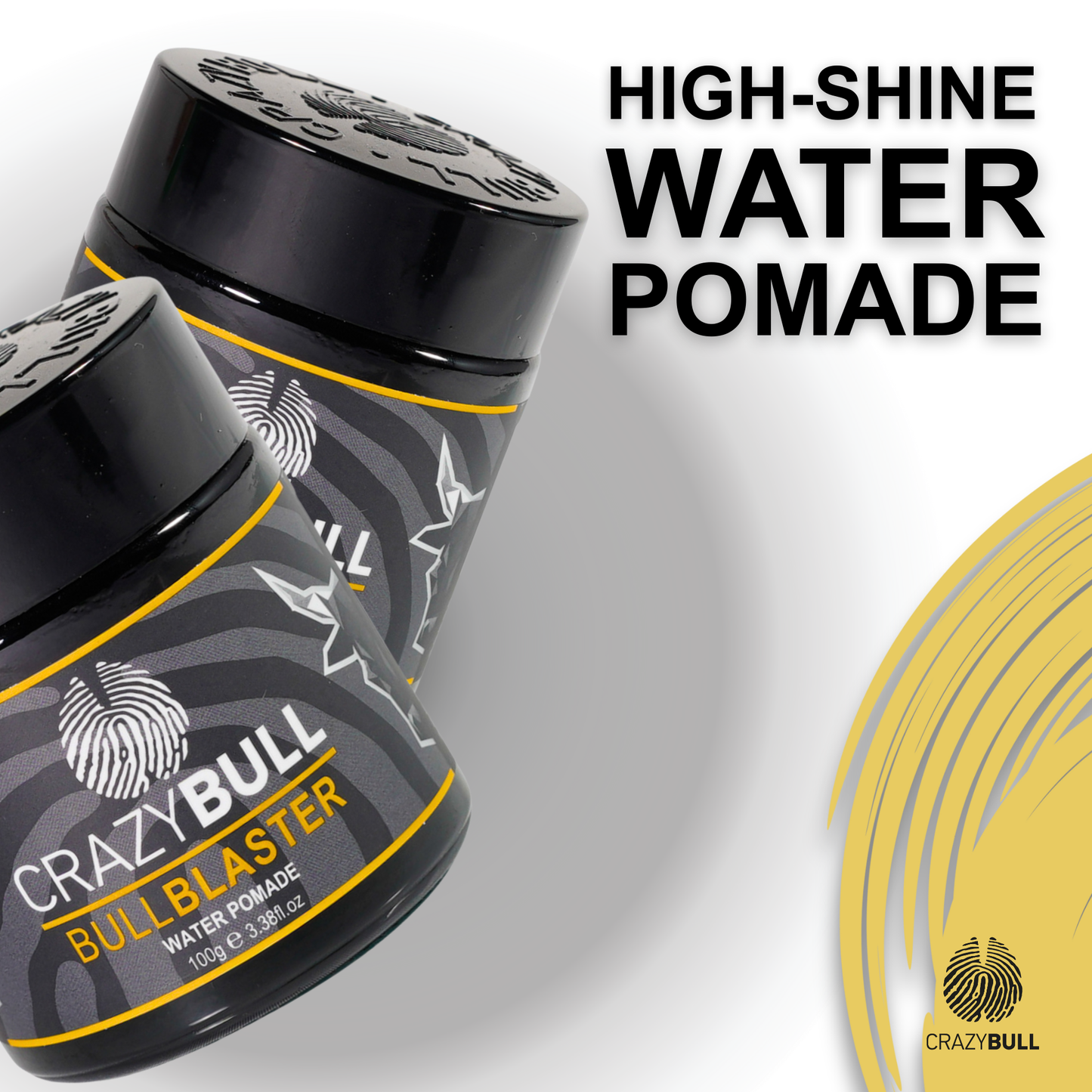Bull Blaster Strong Hold Water Pomade (6 Pack)