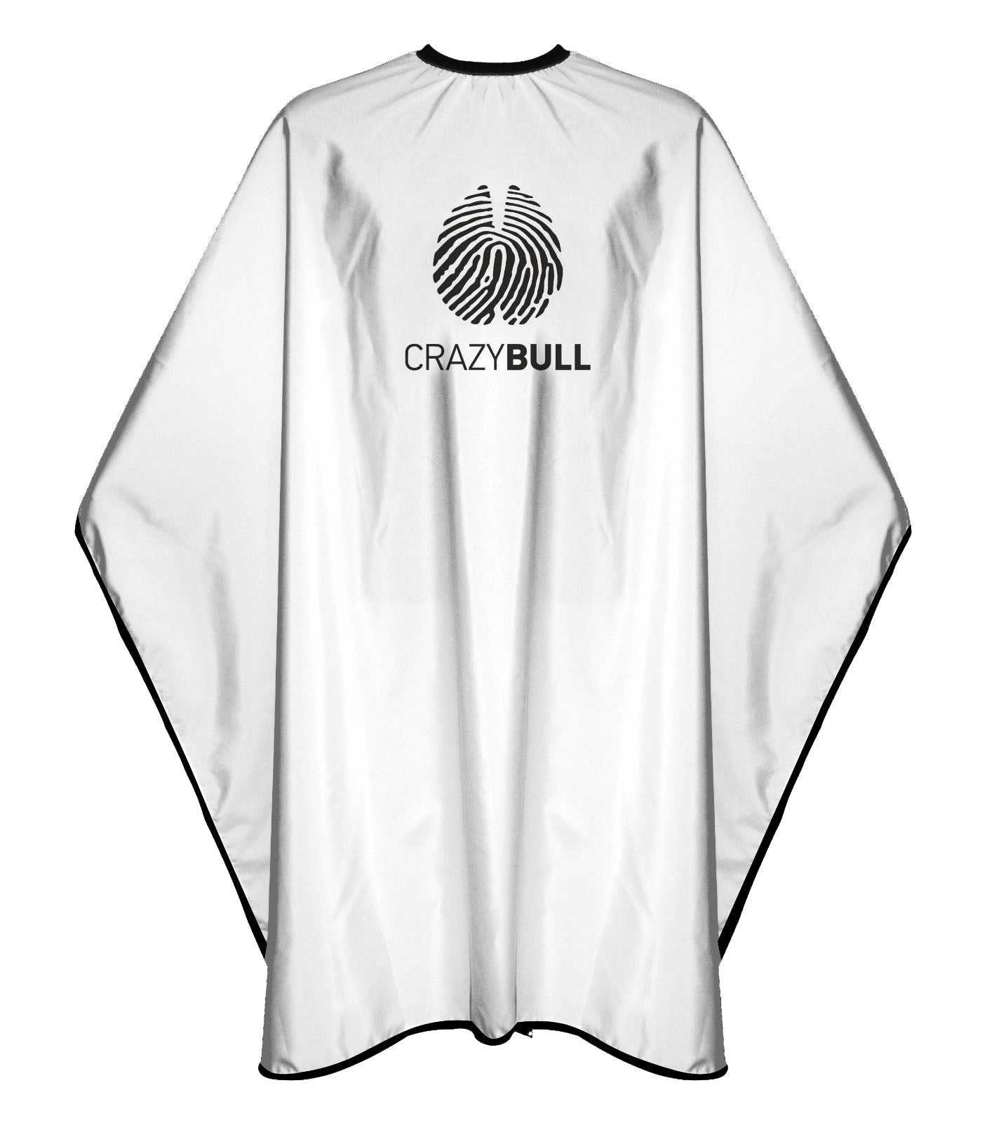 "The Classic" Crazy Bull Cape (White) Hook and Fastener Collar