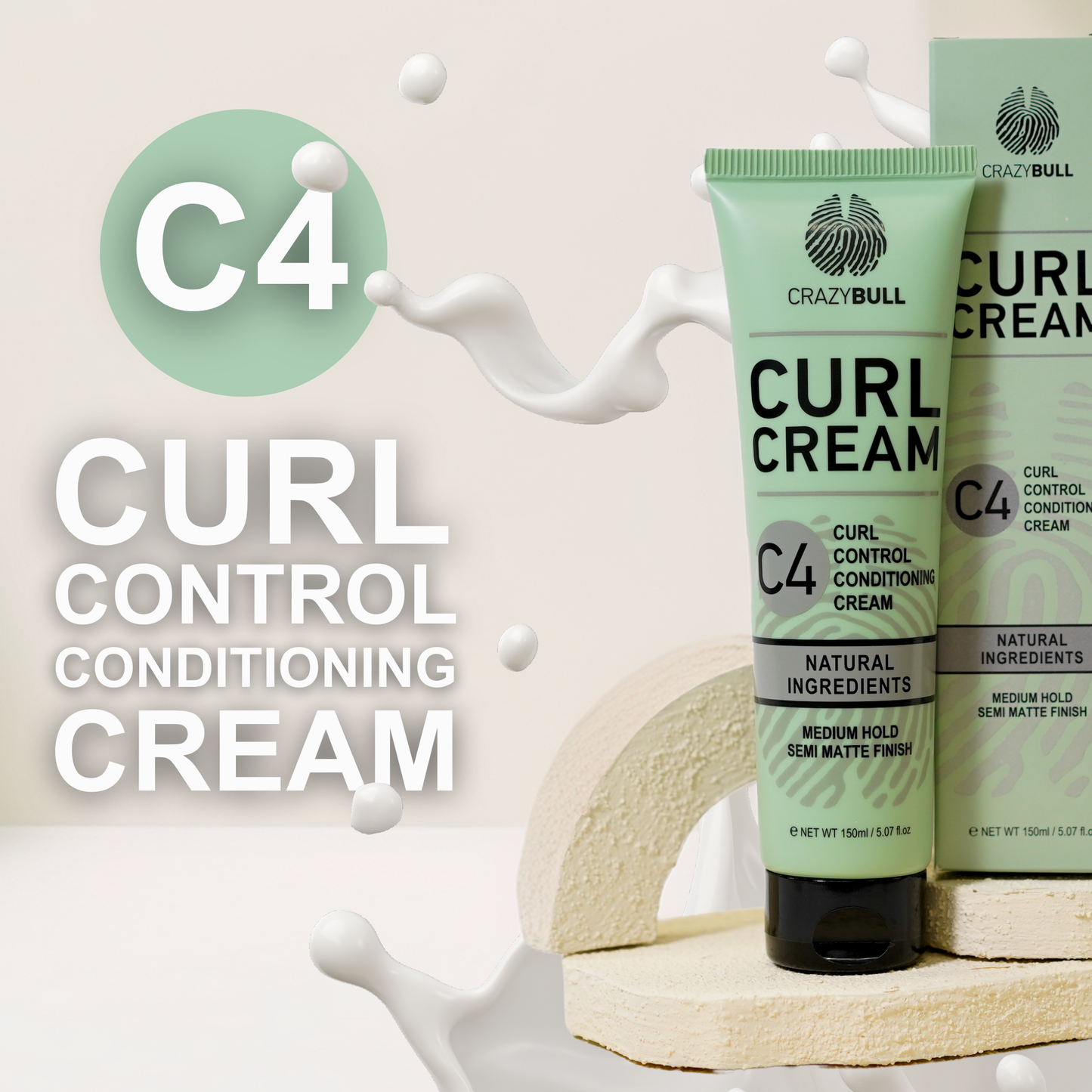 C4 Curl Control Conditioning Cream (6 Pack)