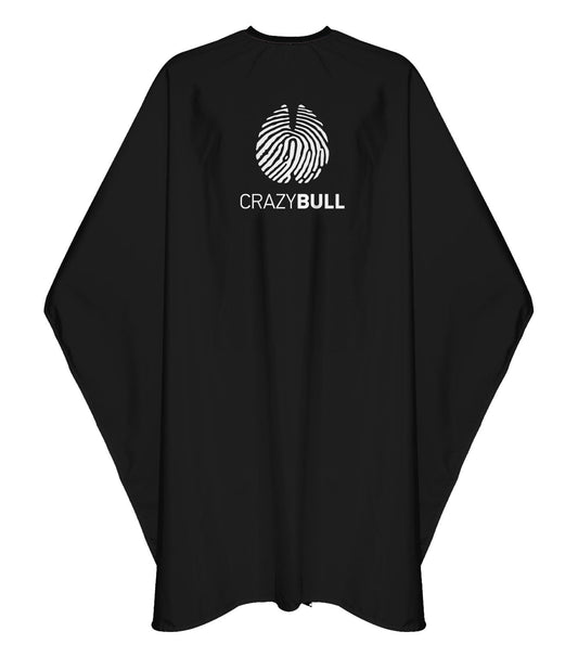 "The Classic" Crazy Bull Cape (Black) Hook and Fastener Collar